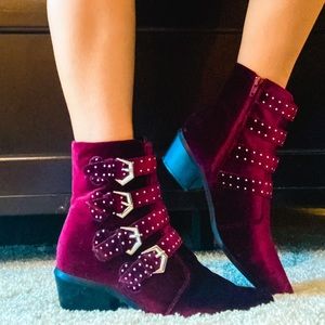Red Velvet Booties